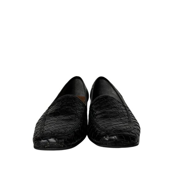 Naturalizer Sammy Black Woven Leather Slip-On Flats Loafers Women's Size 8N - Picture 8 of 16